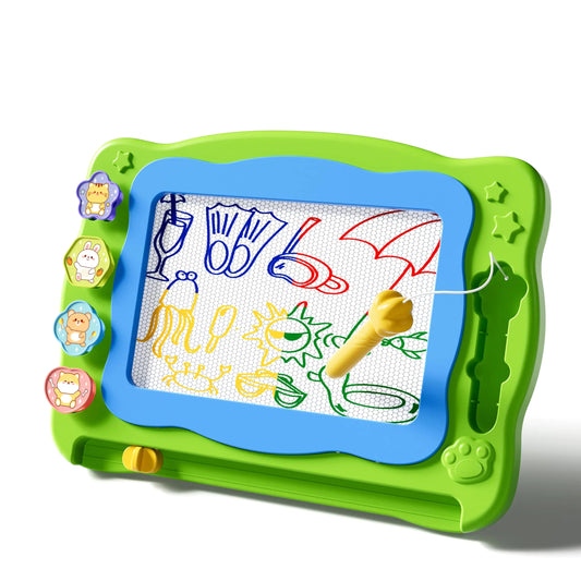 Large Magnetic Drawing Board for Toddlers Magnetic Doodle Board for Kids Etch A Sketch Magnet Erasable Writing Pad Preschool Education Travel Toys for Kids Boys Girls Age 3 4 5 6 7 8 Years Old