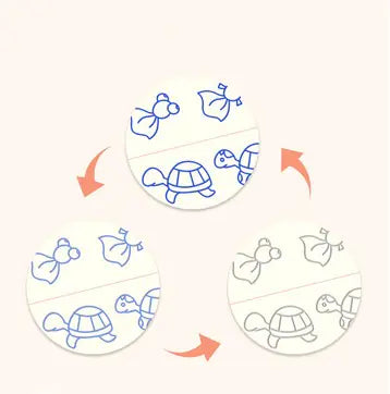 Children's English Groove Magic Font Practice Set