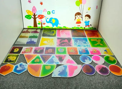 Creative Liquid Flow Parent-Child Game Mat